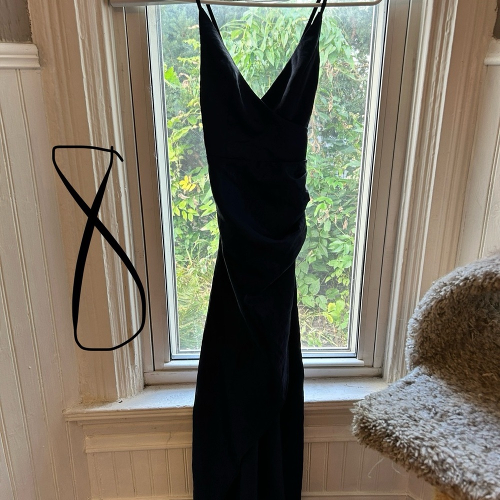 Showpo Midnight Black Wedding Gown
